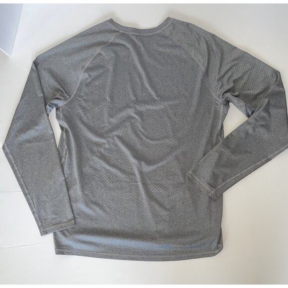REI Mens Lightweight Crew Baselayer Shirt Alloy Gray Size LG Long Sleeves EUC - Picture 2 of 7